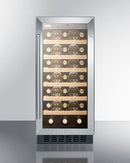 Summit 15" Wide Built-In Wine Cellar 