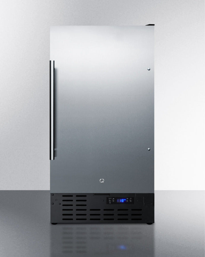 Summit 18" Frost-Free Built-In All-Freezer in Stainless Steel ADA Compliant