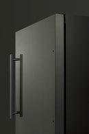 Summit 18" Frost-Free Built-In All-Freezer with Black Stainless Steel Door ADA Compliant 