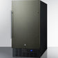 Summit 18" Frost-Free Built-In All-Freezer with Black Stainless Steel Door ADA Compliant 