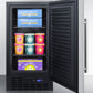 Summit 18" Frost-Free Built-In All-Freezer with Stainless Steel Door ADA Compliant