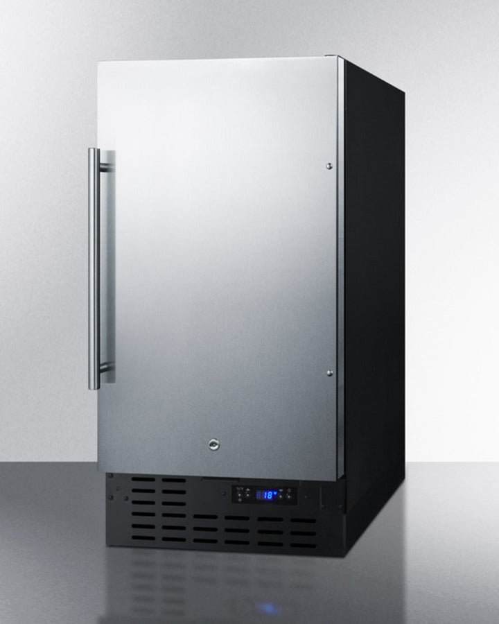Summit 18" Frost-Free Built-In All-Freezer with Stainless Steel Door ADA Compliant