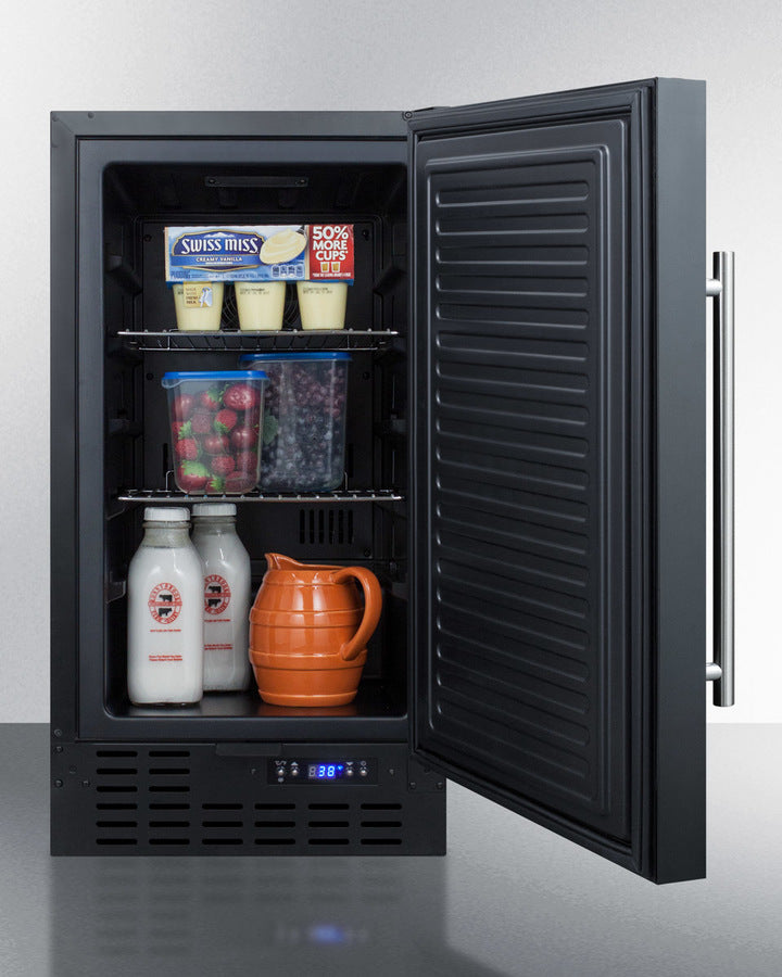 Summit 18" Wide Built-In All-Refrigerator ADA Compliant Full