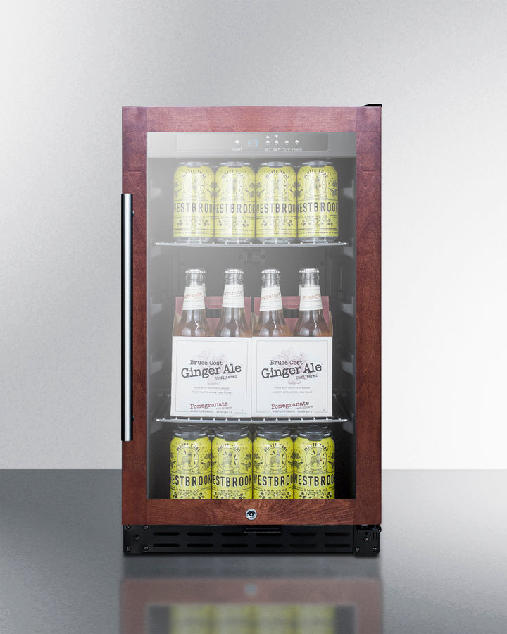 Summit 18" Wide Built-In Beverage Center ADA Compliant (Panel Not Included)