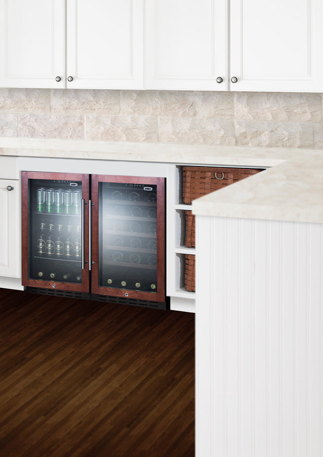 Summit 18" Wide Built-In Beverage Center ADA Compliant (Panel Not Included)