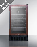Summit 18" Wide Built-In Beverage Center (Panel Not Included)
