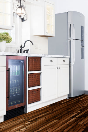 Summit 18" Wide Built-In Beverage Center (Panel Not Included)