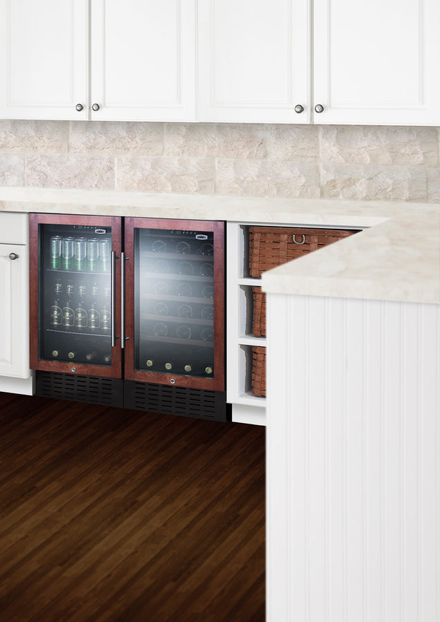 Summit 18" Wide Built-In Beverage Center (Panel Not Included)