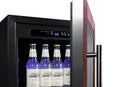 Summit 18" Wide Built-In Beverage Center (Panel Not Included)