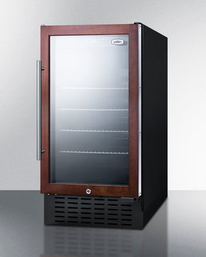 Summit 18" Wide Built-In Beverage Center (Panel Not Included)