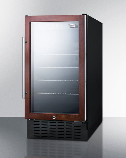 Summit 18" Wide Built-In Beverage Center (Panel Not Included)