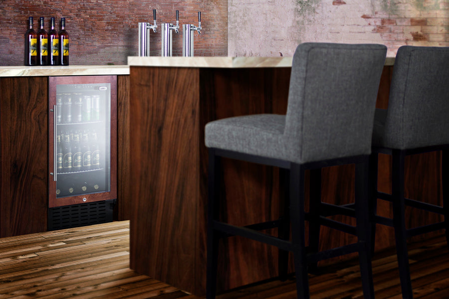 Summit 18" Wide Built-In Beverage Center (Panel Not Included)