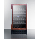 Summit 18" Wide Built-In Wine Cellar (Panel Not Included)