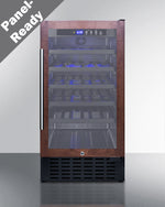Summit 18" Wide Undercounter Wine Cellar (Panel Not Included)