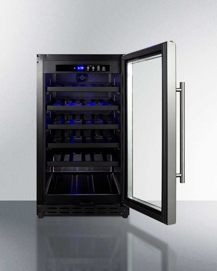 Summit 18" Wide Undercounter Wine Cellar (Panel Not Included)