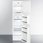 Summit 19" Wide Allergy-Free Refrigerator/General Purpose Refrigerator-Freezer Combination