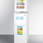 Summit 19" Wide Allergy-Free Refrigerator/General Purpose Refrigerator-Freezer Combination