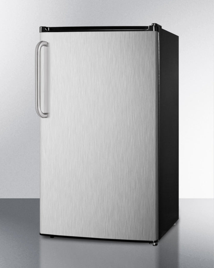 Summit 19" Wide Auto Defrost Refrigerator-Freezer With Towel Bar Handle