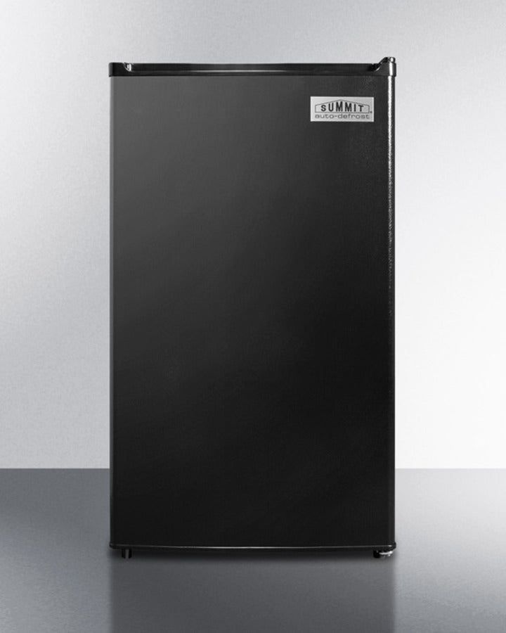 Summit 19" Wide Refrigerator-Freezer With Auto Defrost And Black Exterior ADA Compliant
