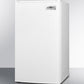 Summit 19" Wide Refrigerator-Freezer With Auto Defrost And White Exterior ADA Compliant 