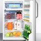 Summit 19" Wide Refrigerator-Freezer With Towel Bar Handle ADA Compliant