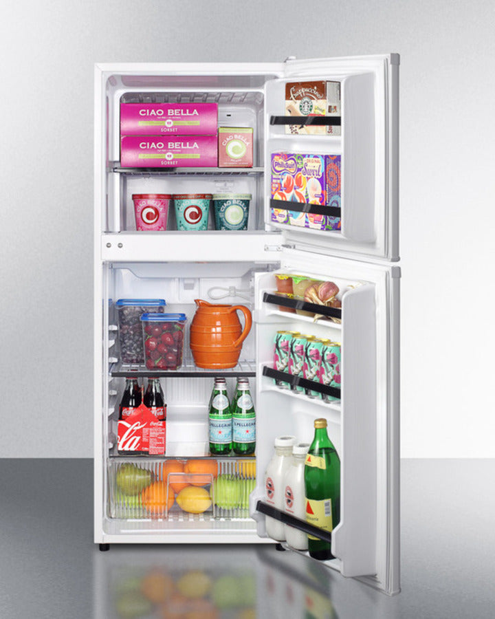 Summit 19" Wide Two-Door Refrigerator-Freezer
