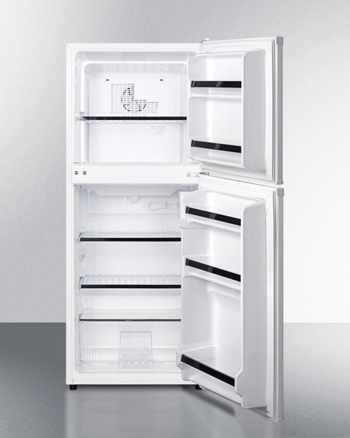 Summit 19" Wide Two-Door Refrigerator-Freezer