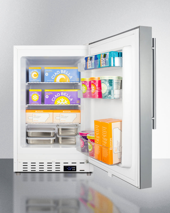 Summit 20" Wide Built-In All-Freezer ADA Compliant Full