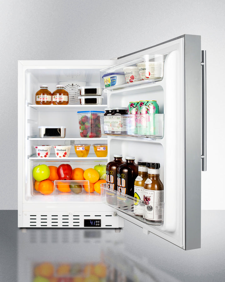 Summit 20" Wide Built-In All-Refrigerator ADA Compliant Full