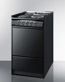 Summit 20" Wide Electric Coil Range