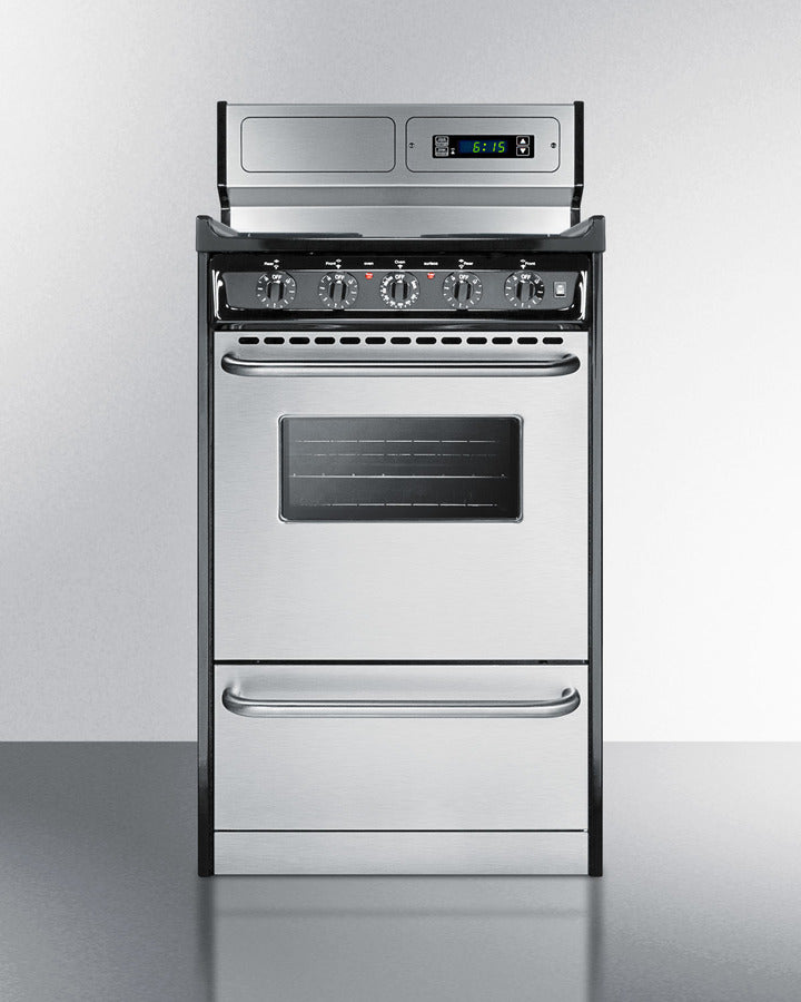 Summit 20" Wide Electric Coil Range 