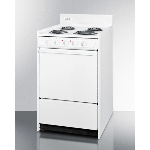 Summit 20" Wide Electric Coil Top Range 