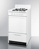 Summit 20" Wide Gas Range 