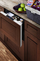 Summit 21.5" Wide Built-In Drawer Refrigerator Panel-Ready