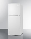 Summit 22" Wide Frost-Free Refrigerator-Freezer in White Angle
