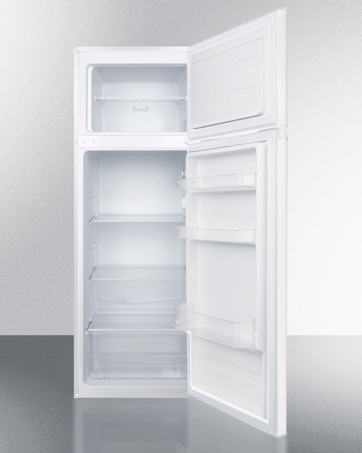 Summit 22" Wide Refrigerator-Freezer Open
