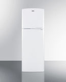 Summit 22" Wide Top Mount Refrigerator-Freezer in White Front