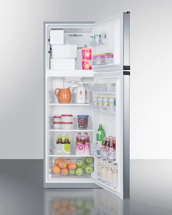 Summit 22" Wide Top Mount Refrigerator-Freezer With Icemaker