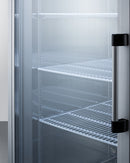 Summit 23 Cu.Ft. Glass Door Reach-In Refrigerator with Left Hand Door