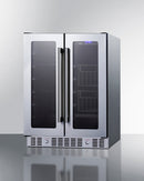 Summit 24" Built-In Dual-Zone Produce Refrigerator ADA Compliant