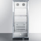 Summit 24" Wide 11 Cu.Ft. Beverage Center with Stainless Steel Cabinet
