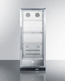 Summit 24" Wide 11 Cu.Ft. Beverage Center with Stainless Steel Cabinet