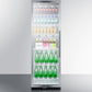 Summit 24" Wide 12.6 Cu.Ft. Beverage Center with Stainless Steel Cabinet and Left Hand Door