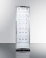 Summit 24" Wide 12.6 Cu.Ft. Beverage Center with Stainless Steel Cabinet
