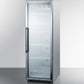 Summit 24" Wide 12.6 Cu.Ft. Beverage Center with Stainless Steel Cabinet