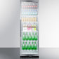 Summit 24" Wide 12.6 Cu.Ft. Beverage Center with White Cabinet