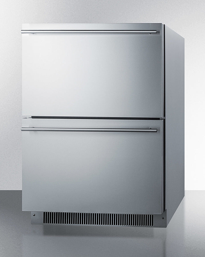 Summit 24" Wide 2-Drawer All-Refrigerator ADA Compliant