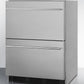 Summit 24" Wide 2-Drawer All-Refrigerator ADA Compliant