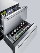 Summit 24" Wide 2-Drawer All-Refrigerator