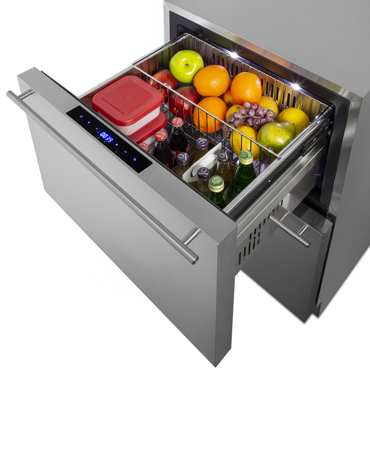 Summit 24" Wide 2-Drawer Refrigerator-Freezer